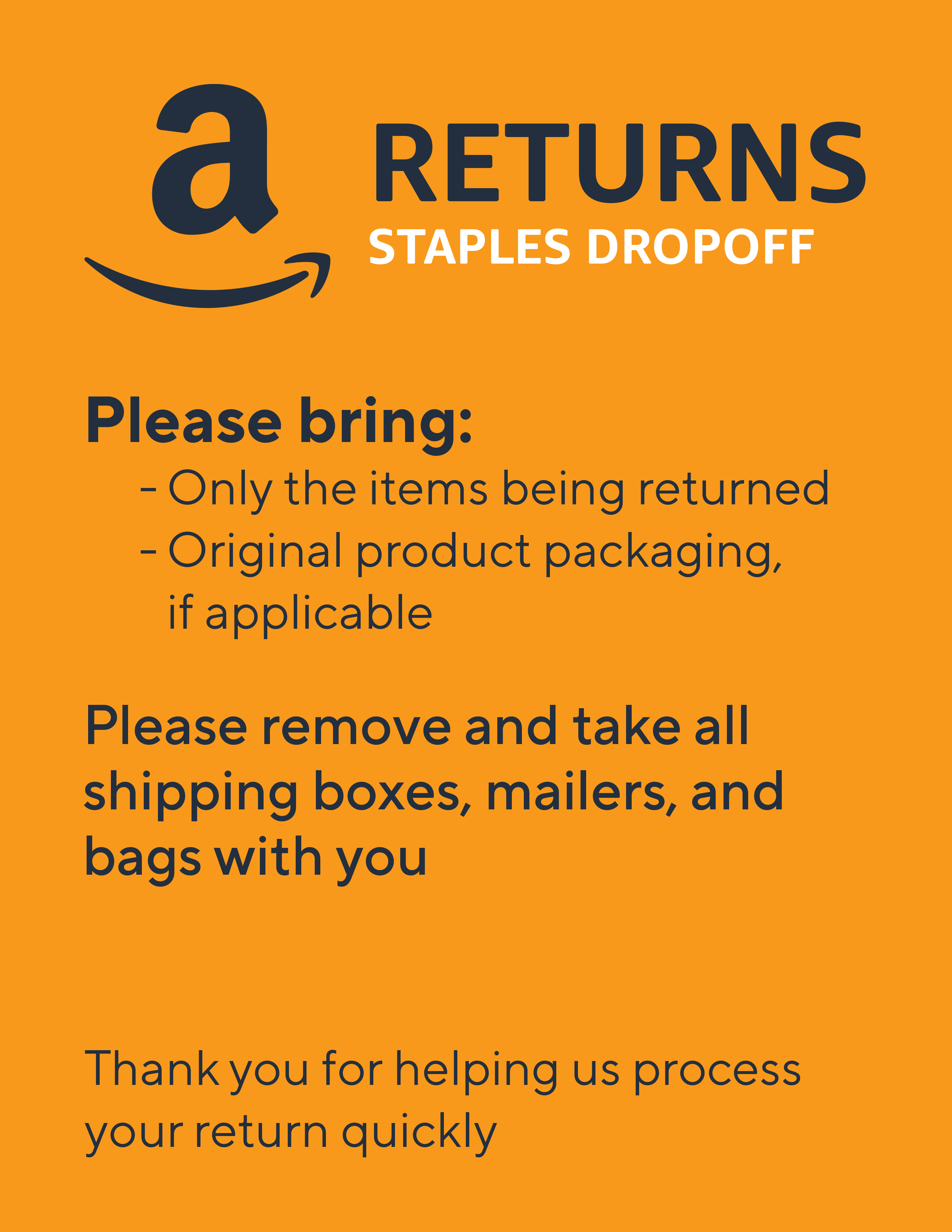 Amazon return packaging